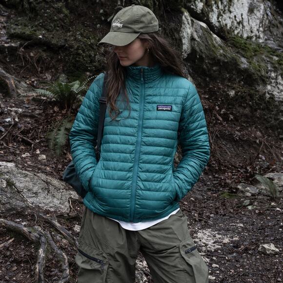 Patagonia Jackets & Blazers - Patagonia Down Shirt Jacket Women XS Teal Blue Packable Puffer 84750 Ultralight